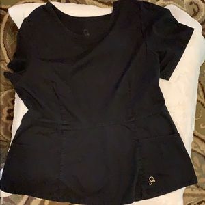Women’s L black Jaanuu scrub top